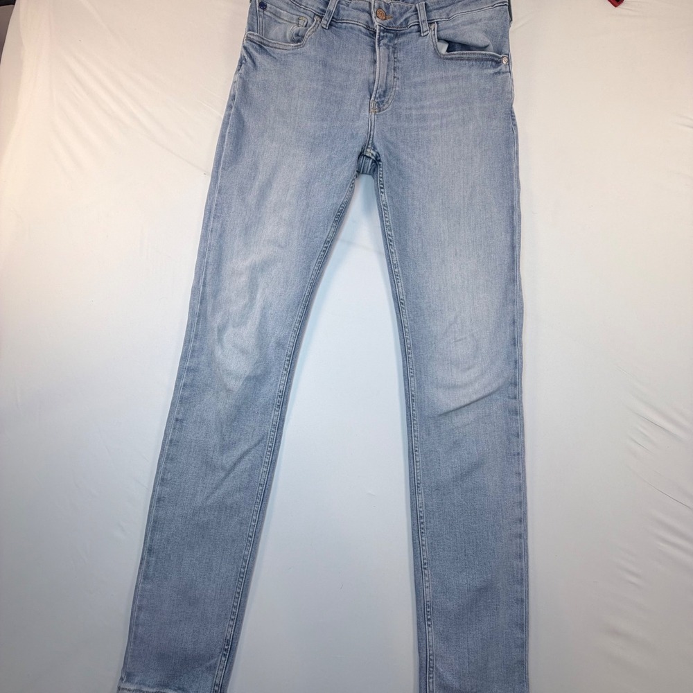 Scotch & Soda Amsterdam Mens Jeans 32x34 Light Wash Slim Stretch Organic Cotton